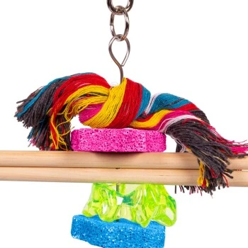 HappyBird Papageienspielzeug Stone & Bone 7 HappyBird Papageienspielzeug Stone & Bone – Bild 5