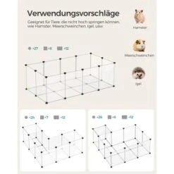 SONGMICS 2er Set XL Freigehege Mit Bodenplatten Weiß 12 SONGMICS 2er Set XL Freigehege Mit Bodenplatten Weiß -EHEIM || DENNERLE || VERSELE-LAGA Verkäufe 1e96bb12b9cee454391b136c46a4097917b11a7f 1651632 de DE d6f610db54a2f13cd8886119a0e6b805135c1a0aDh4ba1