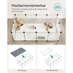 SONGMICS Freigehege Mit Bodenplatten Weiß 1,25 M, 63 Cm, 42 Cm 14 SONGMICS Freigehege Mit Bodenplatten Weiß 1,25 M, 63 Cm, 42 Cm -EHEIM || DENNERLE || VERSELE-LAGA Verkäufe 27053a6794702e23a7e0521508d62b3de1e5fd3d 1651633 de DE 7a030dc952610c72d675bd9bf0a3e176a603072fKOSqKm