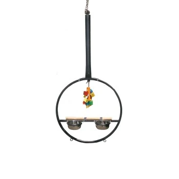 Montana Cages Hängefreisitz Für Papageien Playring Dunkelgrau 3 Montana Cages Hängefreisitz Für Papageien Playring Dunkelgrau