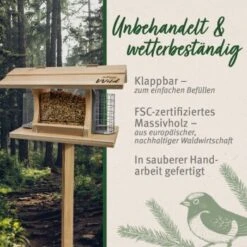 Aniforte Wild Futterhaus Mit Standfuß Für Wildvögel + 200g Futter -EHEIM || DENNERLE || VERSELE-LAGA Verkäufe 73161bbc20be3ffd6b90f553cda599cfea67f250 1457293 de DE c58d372248c72575868ef6a62f04668a10f7849dKsLuvC