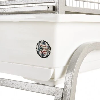 Montana Cages Voliere San Remo III Hellgrau 8 Montana Cages Voliere San Remo III Hellgrau – Bild 6