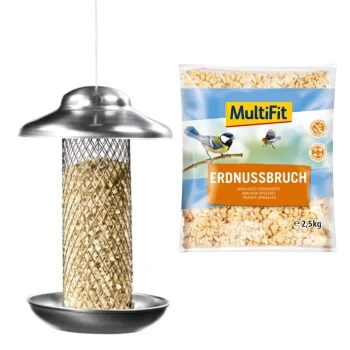 AniOne Futtersäule Erdnüsse Mit MultiFit Erdnussbruch 3 AniOne Futtersäule Erdnüsse Mit MultiFit Erdnussbruch